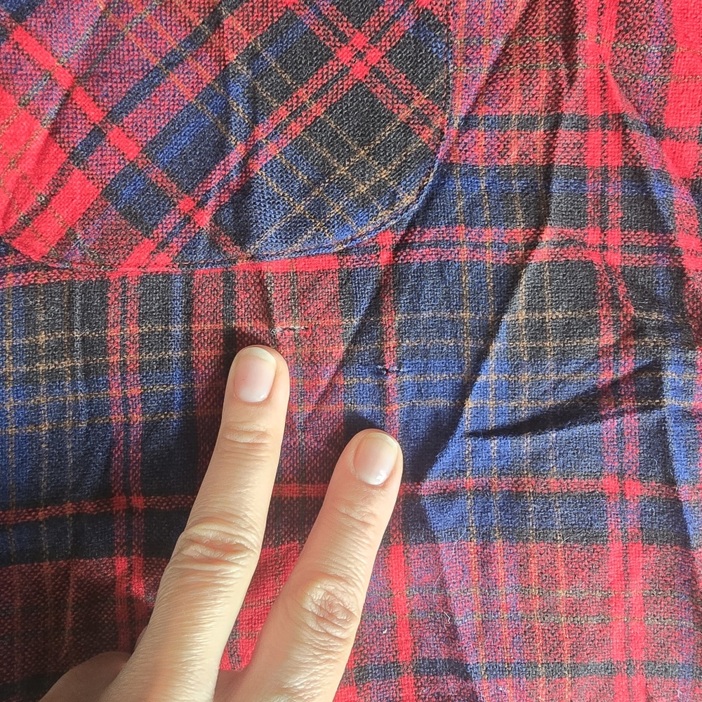 Vintage Pendleton Wool Plaid Button Down Shirt - Picture 3 of 5